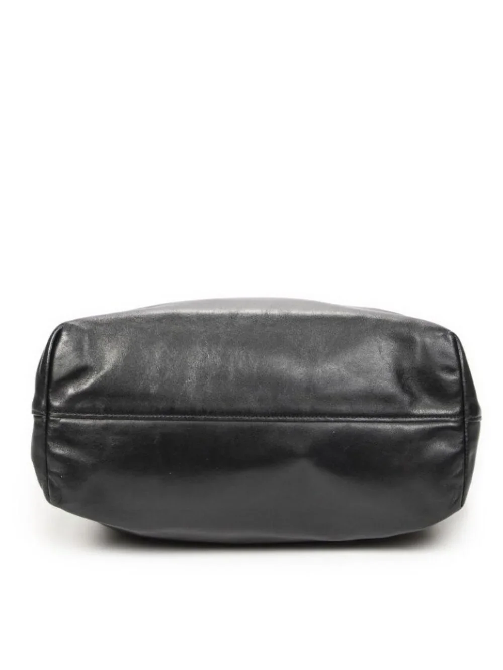 Prada Vertical Black Calfskin Leather Messenger Bag - Picture 6 of 10